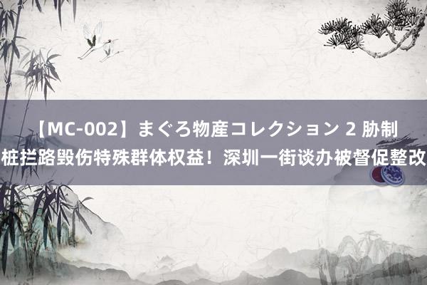 【MC-002】まぐろ物産コレクション 2 胁制桩拦路毁伤特殊群体权益！深圳一街谈办被督促整改