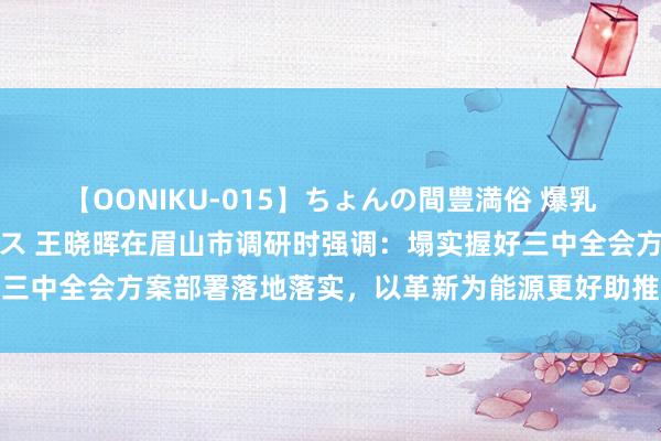 【OONIKU-015】ちょんの間豊満俗 爆乳爆尻専門の肉欲パラダイス 王晓晖在眉山市调研时强调：塌实握好三中全会方案部署落地落实，以革新为能源更好助推四川当代化开采