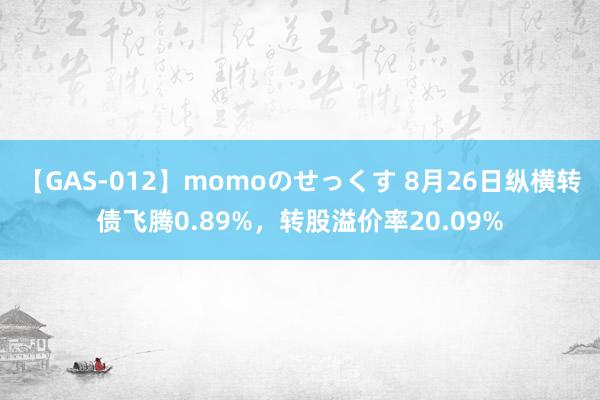 【GAS-012】momoのせっくす 8月26日纵横转债飞腾0.89%，转股溢价率20.09%