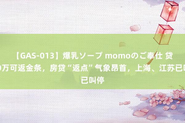 【GAS-013】爆乳ソープ momoのご奉仕 贷100万可返金条，房贷“返点”气象昂首，上海、江苏已叫停